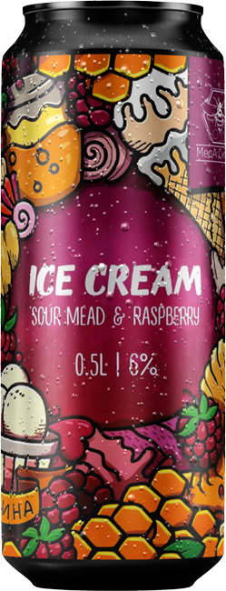 Raspberry Ice Cream Sour can — Meda Sibiri