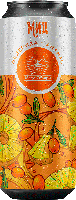 Sea Buckthorn & Pineapple can — Meda Sibiri