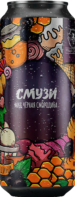 Blackcurrant & Guanabana Ice Cream Sour can — Meda Sibiri