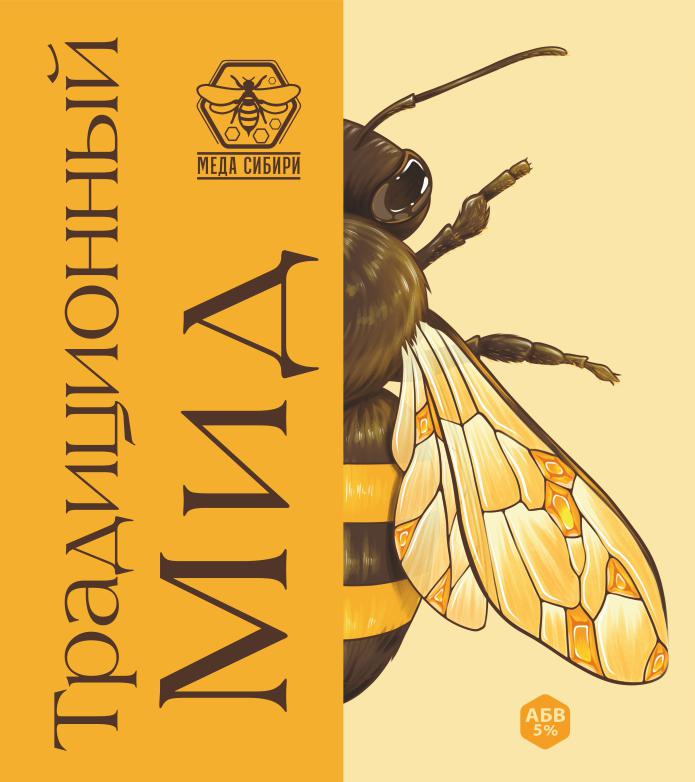 Traditional label — Meda Sibiri