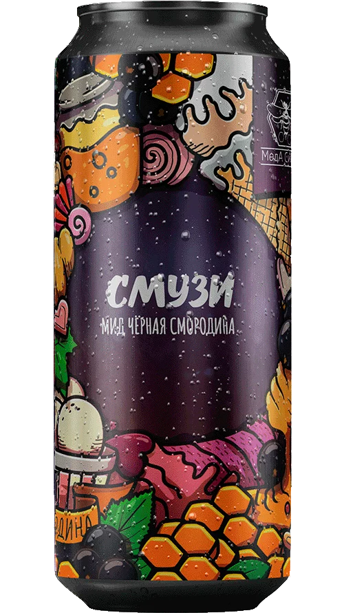 Blackcurrant & Guanabana Ice Cream Sour can — Meda Sibiri