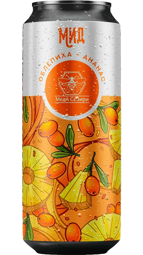 Sea Buckthorn & Pineapple can — Meda Sibiri
