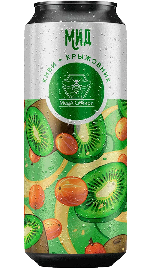 Kiwi & Gooseberry can — Meda Sibiri